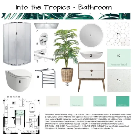 Into the Tropics Interior Design Mood Board by tracy.sa on Style Sourcebook