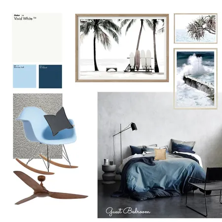 Guest Bedroom 2 Interior Design Mood Board by Frostygrrl on Style Sourcebook