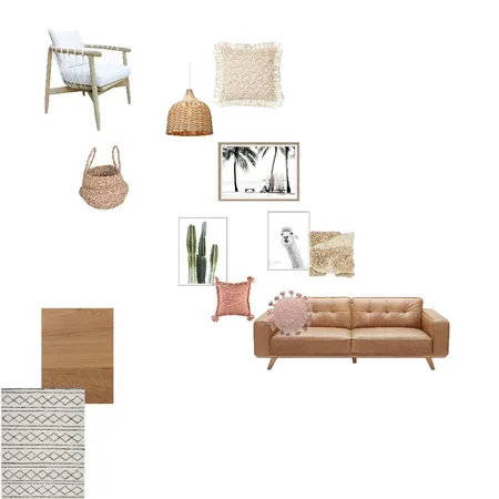 lounge room boho beach style Interior Design Mood Board by cocobella666 on Style Sourcebook