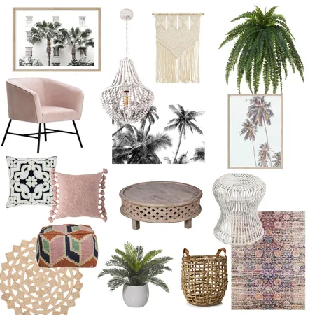 Boho Office Interior Design Mood Board by Lisa Olfen on Style Sourcebook