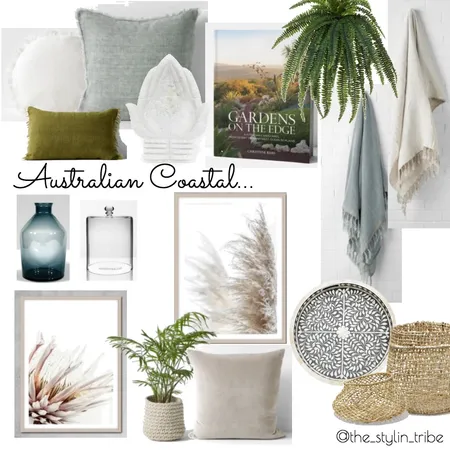 Australian Coastal Interior Design Mood Board by The Stylin Tribe on Style Sourcebook