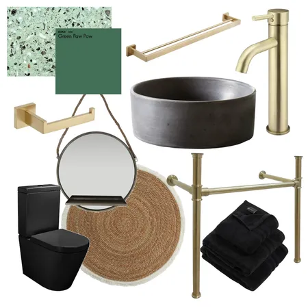 Guest Bathroom Interior Design Mood Board by OliviaGelaDesign on Style Sourcebook