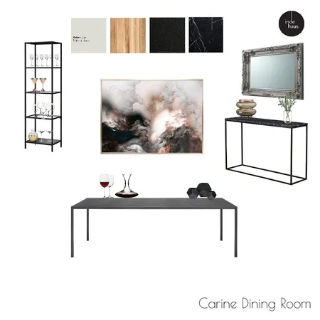 Carine Dining Room Interior Design Mood Board by indi haus on Style Sourcebook