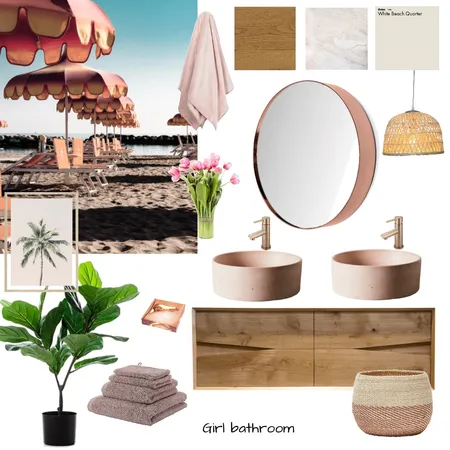 Girl bathroom Interior Design Mood Board by Wafafify on Style Sourcebook