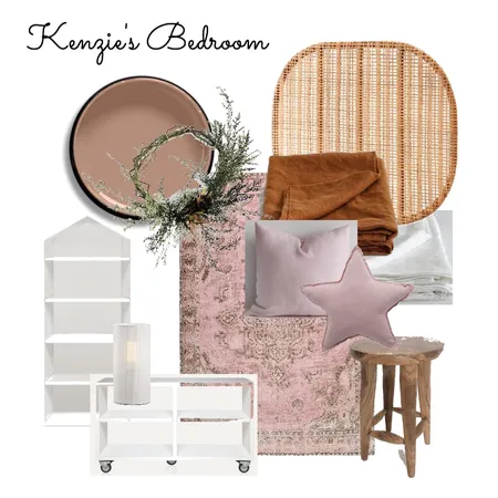 Kenzie's Bedroom Interior Design Mood Board by lucydesignltd on Style Sourcebook