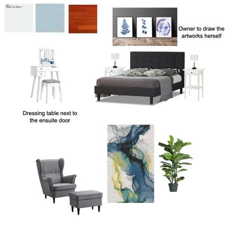 Tina's Bedroom - 2 Interior Design Mood Board by Maxi on Style Sourcebook