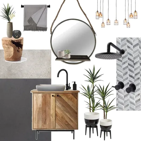 industry bathroom Interior Design Mood Board by elizabeth_ed on Style Sourcebook