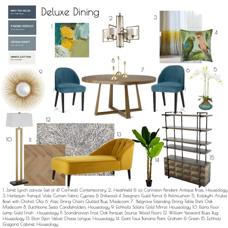 Dining Room Interior Design Mood Board by JSelby on Style Sourcebook