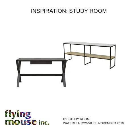 Study Room Interior Design Mood Board by Flyingmouse inc on Style Sourcebook