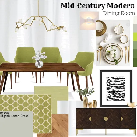 Dining Room - Moodboard - IDI Interior Design Mood Board by Medhalini on Style Sourcebook