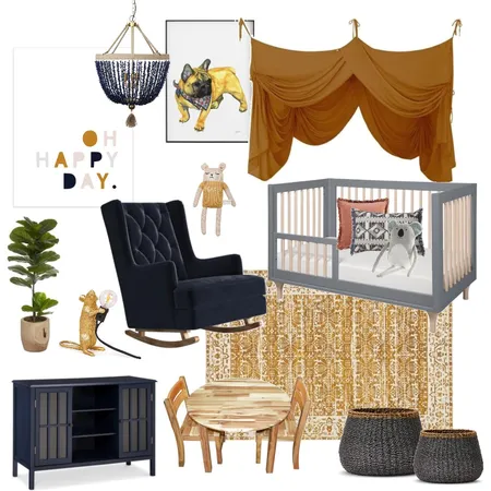 Nursery Interior Design Mood Board by Oleander & Finch Interiors on Style Sourcebook