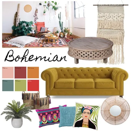 Bohemian Interior Design Mood Board by FranRodriguez on Style Sourcebook
