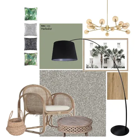 green Interior Design Mood Board by lilum on Style Sourcebook