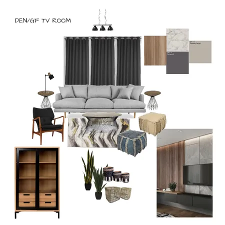 den Interior Design Mood Board by madgab on Style Sourcebook