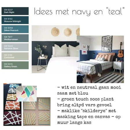 VM kamer 1 navy Interior Design Mood Board by Zellee Best Interior Design on Style Sourcebook