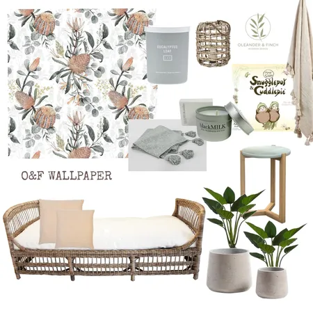 O&amp;F WALLPAPER Interior Design Mood Board by Oleander & Finch Interiors on Style Sourcebook