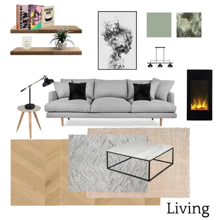 Module 9 Living Interior Design Mood Board by inaspace on Style Sourcebook