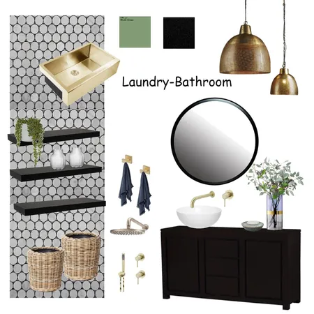 Lux Laundry - Bathroom Interior Design Mood Board by Galit &amp; Leah Just in place on Style Sourcebook