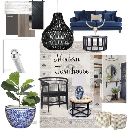 Modern farmhouse Interior Design Mood Board by Designsbybec on Style Sourcebook