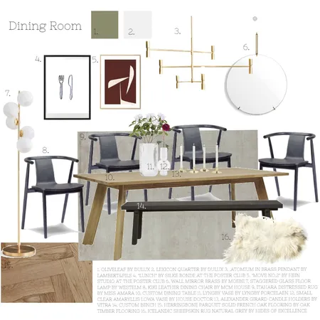 Dining Room Interior Design Mood Board by VickyW on Style Sourcebook