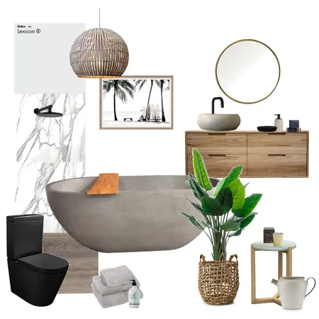 bathroom1 Interior Design Mood Board by Fly on Style Sourcebook