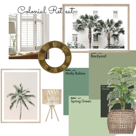 Colonial Oasis Interior Design Mood Board by deniserule on Style Sourcebook