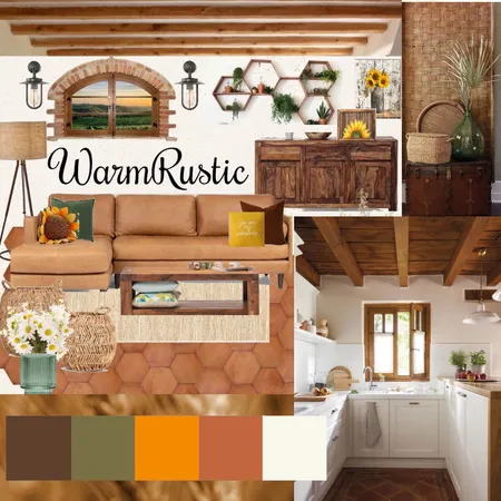 Warm rustic Interior Design Mood Board by Alicebiasin on Style Sourcebook