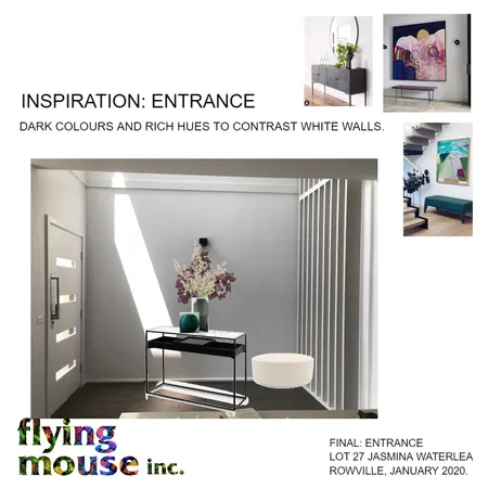 Jasmina Entrance Interior Design Mood Board by Flyingmouse inc on Style Sourcebook