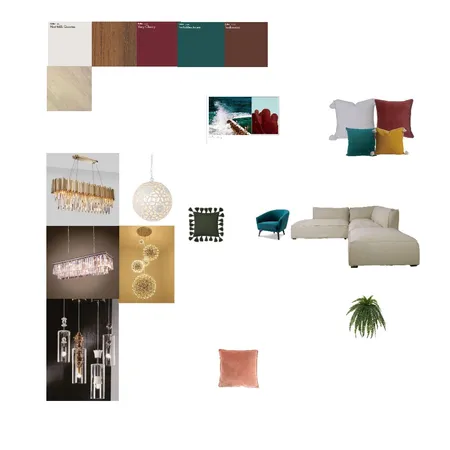 living room cum dinning Interior Design Mood Board by evaj on Style Sourcebook