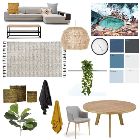 Living/Dining - Beach Interior Design Mood Board by CassandraWhatson on Style Sourcebook