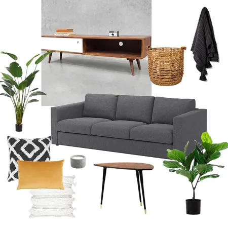 Living Room - Vimle IKEA yellow Interior Design Mood Board by horsup on Style Sourcebook