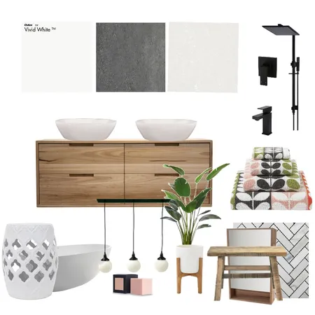 Noosa Ensuite Interior Design Mood Board by ADJD on Style Sourcebook