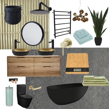 Module 9 Bathroom Interior Design Mood Board by jaydekellaway on Style Sourcebook