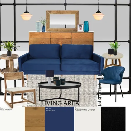 into the blue Interior Design Mood Board by rhonahalili on Style Sourcebook