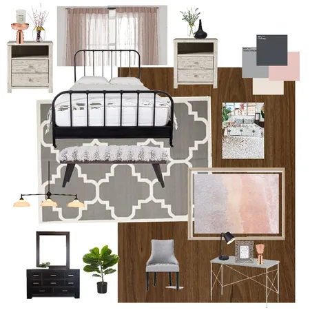 Garay Bedroom Interior Design Mood Board by ANED on Style Sourcebook