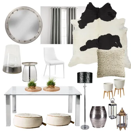 Monochromatic contemporary home Interior Design Mood Board by trishd-esigns on Style Sourcebook