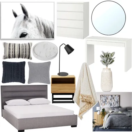 Nia - Bedroom Interior Design Mood Board by Meg Caris on Style Sourcebook