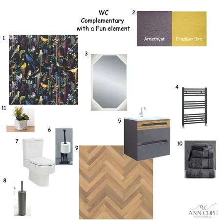 Cloak Room Interior Design Mood Board by AnnCope on Style Sourcebook