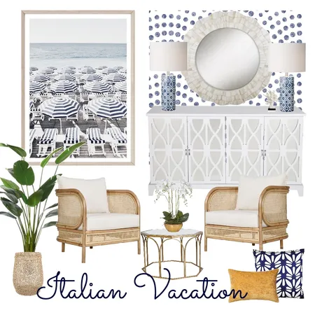 Italian Vacation Interior Design Mood Board by bronwynfox on Style Sourcebook