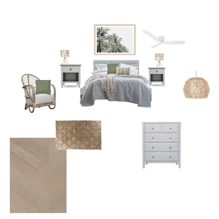 Bedroom- light beachy tones Interior Design Mood Board by dream_cos on Style Sourcebook