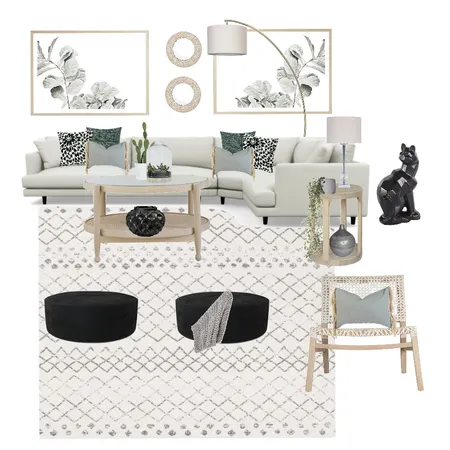 living Interior Design Mood Board by ADORN STYLING INTERIORS on Style Sourcebook