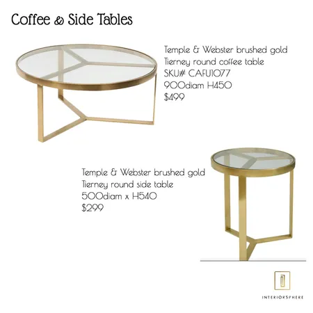 Lacey Aoun Coffee &amp; Side Table 1 Interior Design Mood Board by jvissaritis on Style Sourcebook