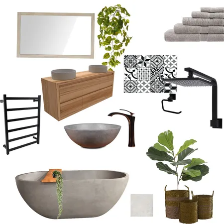 Bathroom Interior Design Mood Board by LivnSammi on Style Sourcebook