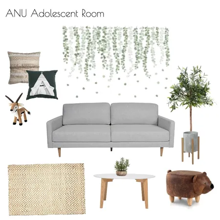 ANU Adolescent Room 2 Interior Design Mood Board by Cedar &amp; Snø Interiors on Style Sourcebook