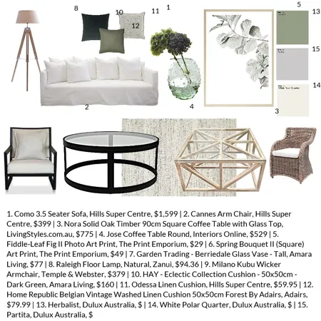 Formal Interior Design Mood Board by InStyle on Style Sourcebook