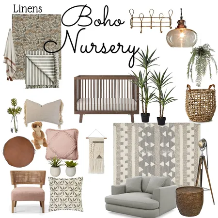 Boho nursery Interior Design Mood Board by Mal02 on Style Sourcebook