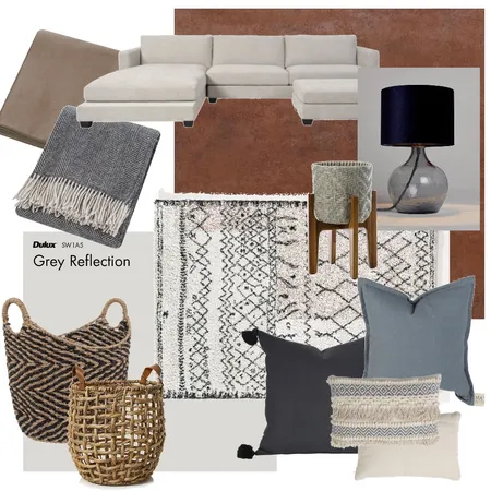 Natural navy Interior Design Mood Board by Sarah Elizabeth on Style Sourcebook