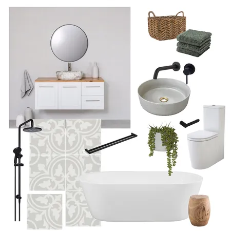 Main Bathroom Interior Design Mood Board by BrookeDun on Style Sourcebook