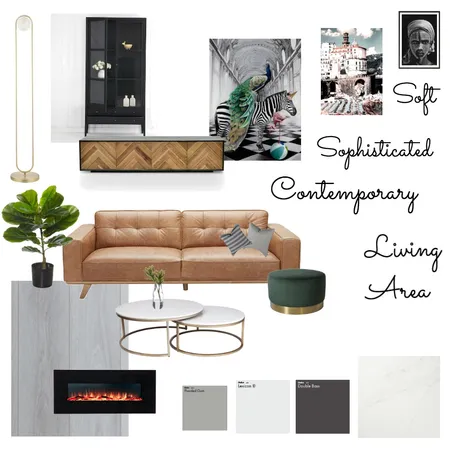 Living Area Interior Design Mood Board by aaronrawlinson on Style Sourcebook