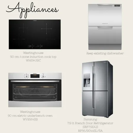 Appliances Interior Design Mood Board by Sage Design Collective on Style Sourcebook